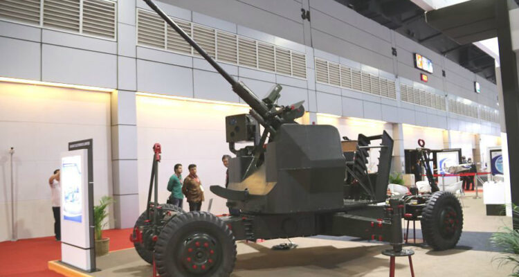 L70 40mm caliber anti-aircraft towed gun