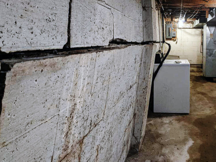 Cracks and gaps in your basement walls