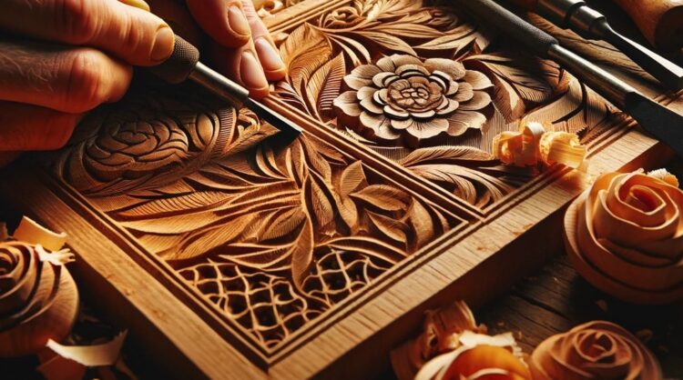 Engraving wood techniques