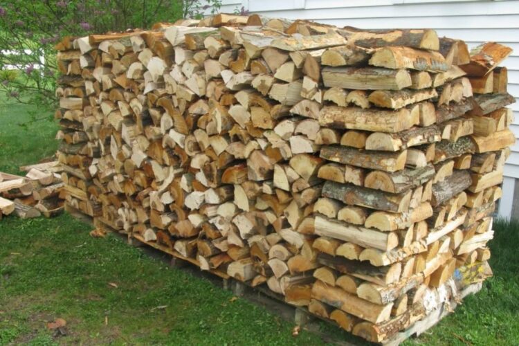 Natural drying of wood